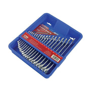 Faithfull Chrome Vanadium Combination Spanner Set, 18 Piece Faithfull - Dynamic Drive