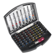 Sealey Power Tool Impact Grade Torsion Bit Set 56pc Colour-Coded S2 AK2109 Sealey - Dynamic Drive