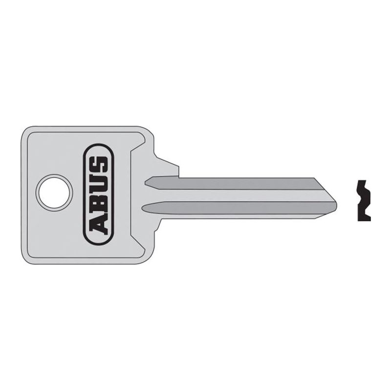 Abus Mechanical 85/40 40mm Right Hand Key Blank ABUS Mechanical - Dynamic Drive