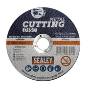 Sealey Cutting Disc100 x 3mm16mm Bore PTC/100C Sealey - Dynamic Drive