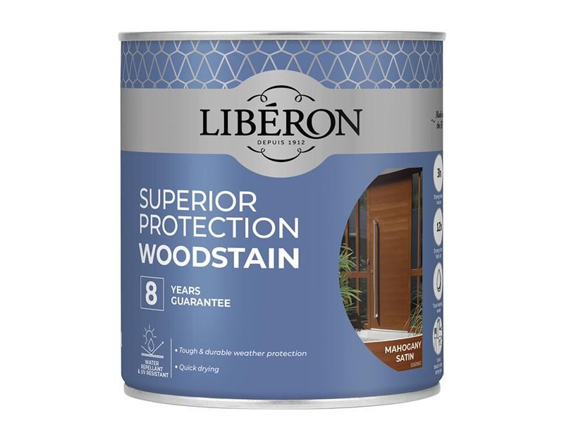 Liberon Superior Protection 8 Year Woodstain Mahogany Satin 750ml Liberon - Dynamic Drive