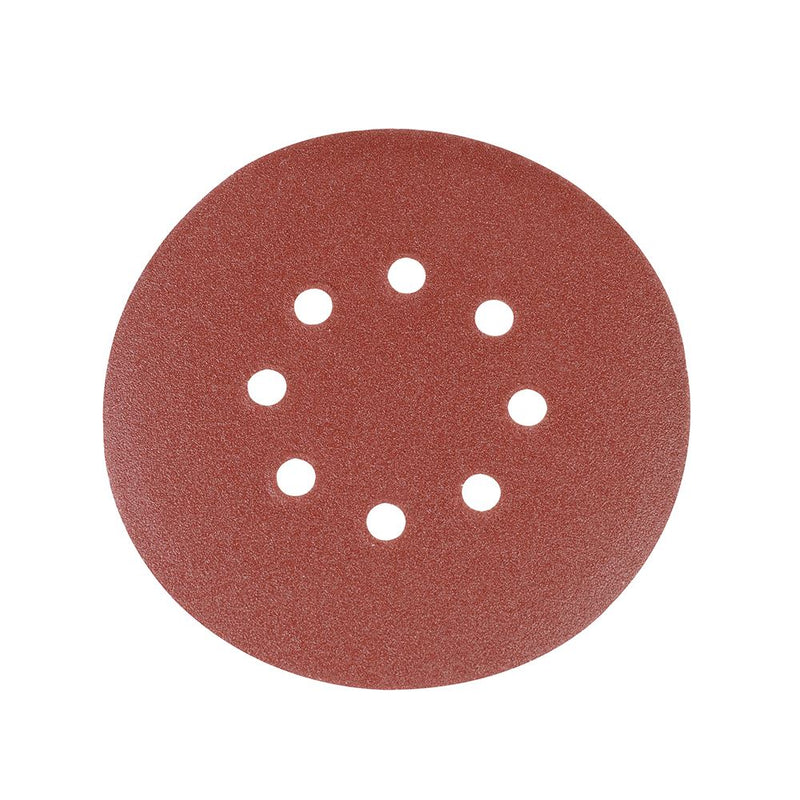 Silverline Hook & Loop Discs Punched 150mm 10pk 120 Grit Silverline - Dynamic Drive