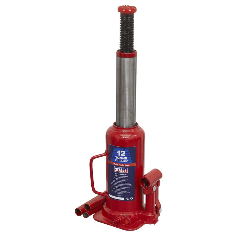 Sealey Bottle Jack 12 Tonne SJ12 Sealey - Dynamic Drive