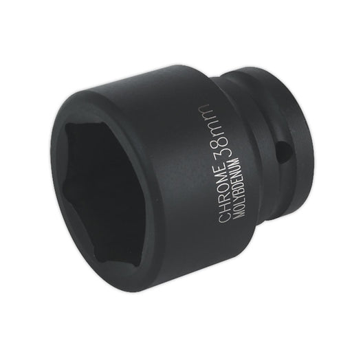 Sealey Impact Socket 38mm 3/4"Sq Drive IS3438 Sealey - Dynamic Drive