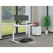 Dellonda Single Motor Adjustable-Height Electric Sit/Stand Desk - White Desktop Dellonda - Dynamic Drive