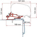 Fiamma F80 Adapter Kit for Rapido C55I C86I Motorhomes (98655Z138) Fiamma - Dynamic Drive