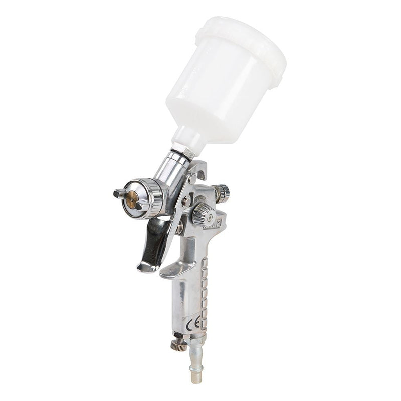 Silverline Gravity Feed HVLP Spray Gun 100ml Silverline - Dynamic Drive