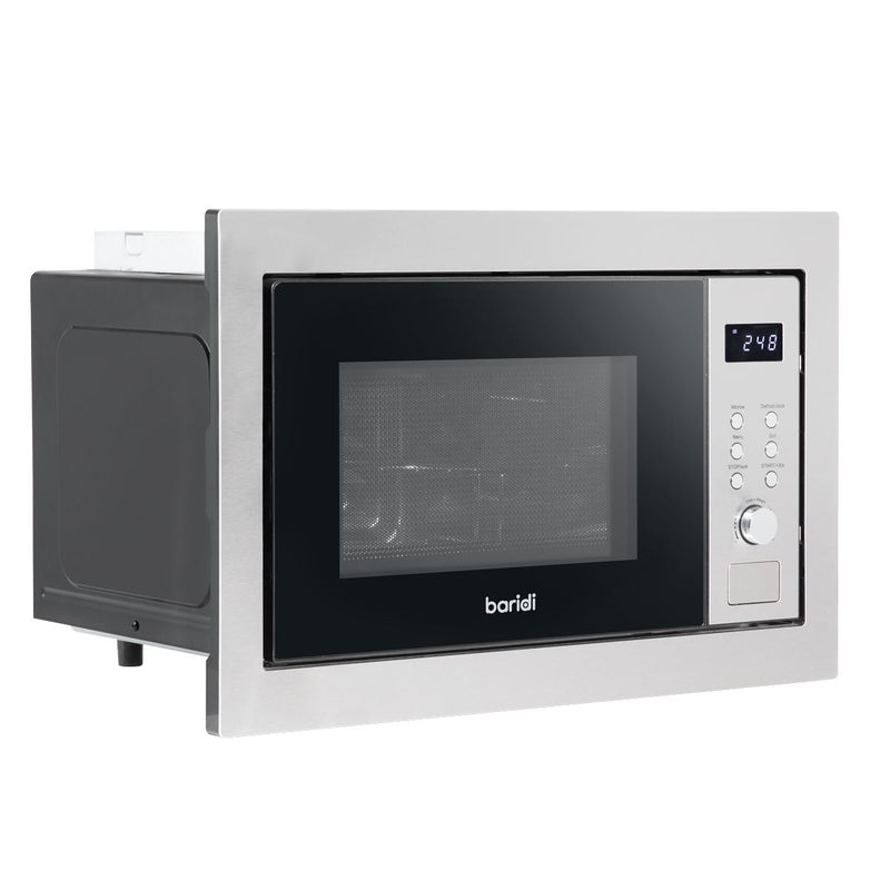 Baridi Integrated Microwave Oven with Grill 25L Capacity 900W - Stainless Steel Baridi - Dynamic Drive