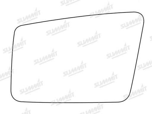 Summit Stick-On Standard Mirror Glass fits Volvo 340 360 LHS Summit - Dynamic Drive