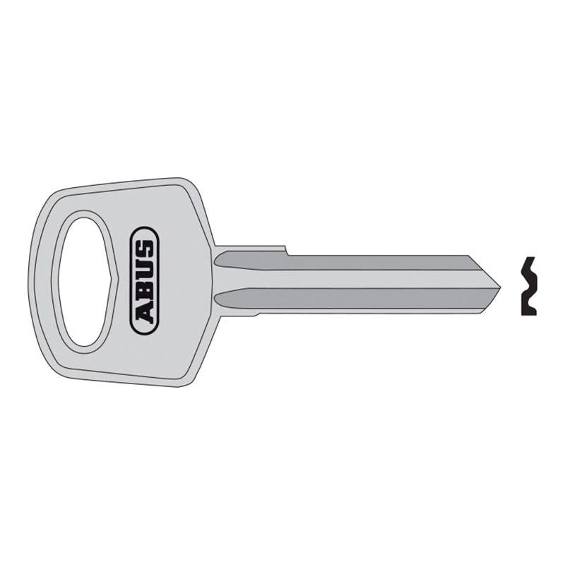 Abus Mechanical 34 Right Hand 6 Pin Key Blank ABUS Mechanical - Dynamic Drive