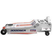 Sealey Low Profile Long Reach Trolley Jack with Rocket Lift 3 Tonne 3000SER Sealey - Dynamic Drive