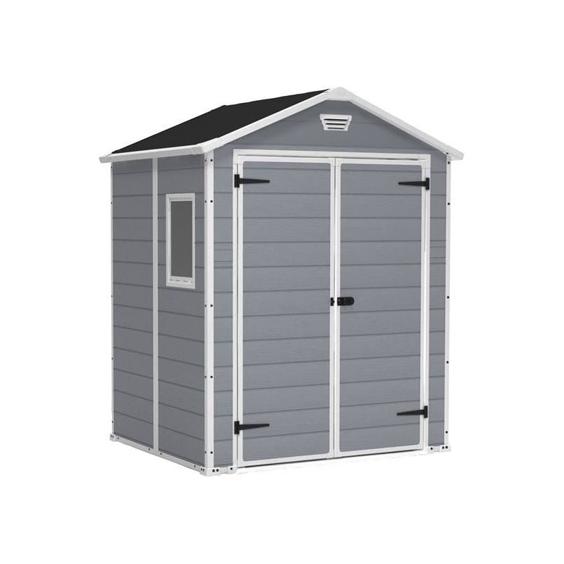 Keter Manor Shed Grey 6 x 5ft Keter - Dynamic Drive
