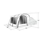 Outwell Wolfburg 380 Air Inflatable Driveaway Campervan Awning Outwell - Dynamic Drive