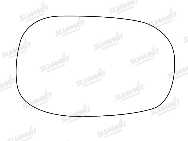 Summit Heated Base Plate With Standard Mirror Glass fits Ka 96 on LHS RHS Summit - Dynamic Drive