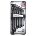 Sealey Premier Black Series 7pc Ratchet Combination Spanners Set 72 Tooth 8-19mm Sealey  - Dynamic Drive