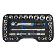 Laser Socket Set 1/2"D 31pc 6920 Laser - Dynamic Drive