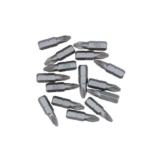 Laser Non-Slip 'Cubic' Tip Bit Set Pz2 15pc 8279 Laser - Dynamic Drive