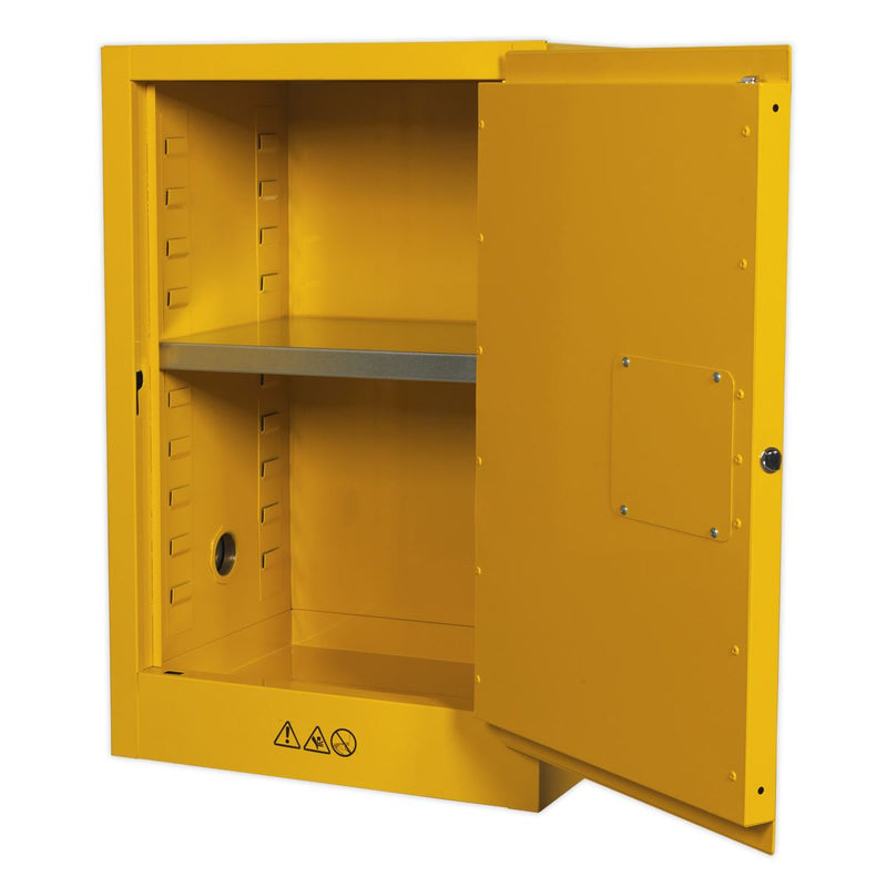 Sealey Flammables Storage Cabinet 585 x 455 x 890mm FSC07 Sealey - Dynamic Drive