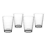Bo-Camp Lemonade Glass Polycarbonate Ribbed 350 ml 4 Pieces Bo-Camp - Dynamic Drive