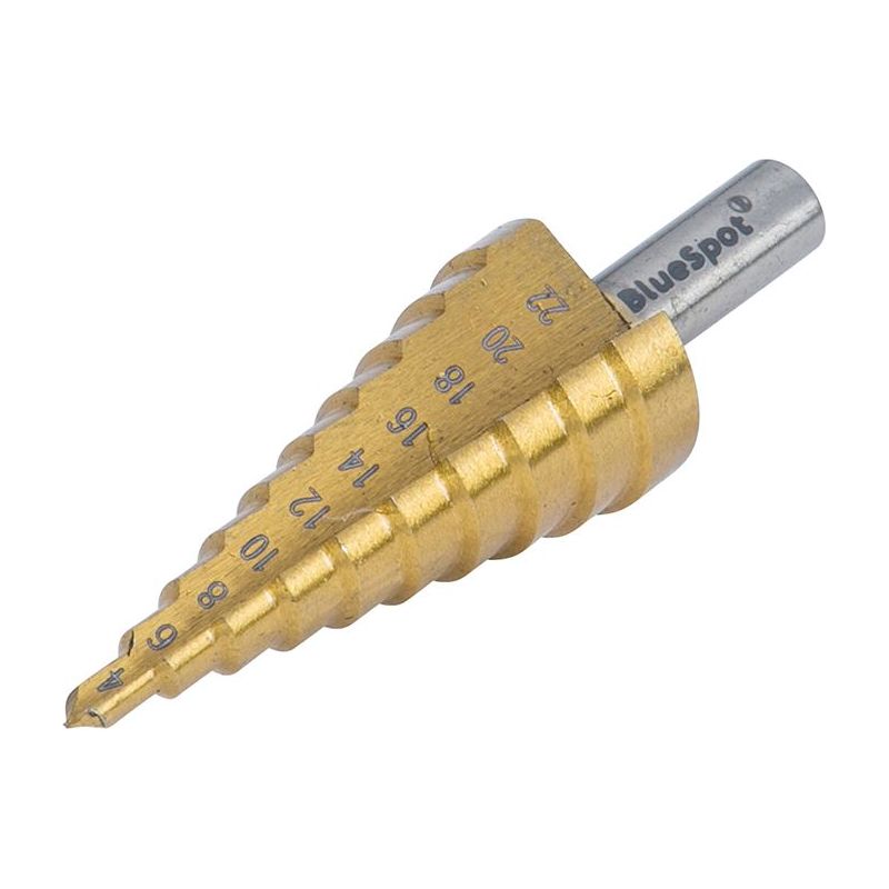 Bluespot Tools HSS Step Drill 4-22mm BlueSpot Tools - Dynamic Drive