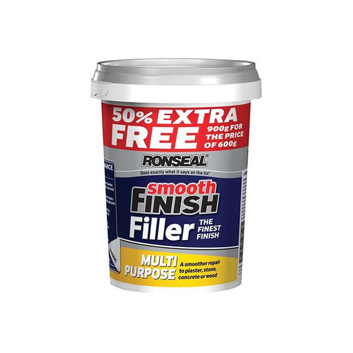Ronseal Smooth Finish Multipurpose Wall Filler Ready Mixed 600g +50% Ronseal - Dynamic Drive