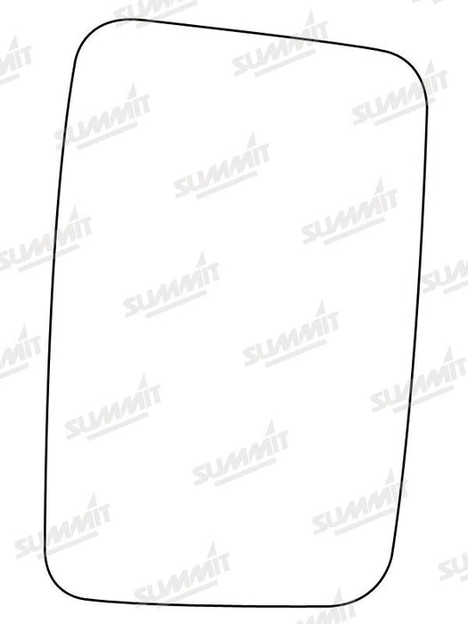 Summit Non-Heated Base Plate With Commercial Mirror Glass fits Peugeot Boxer / Fiat Ducato 94 to 02 LHS RHS Summit - Dynamic Drive