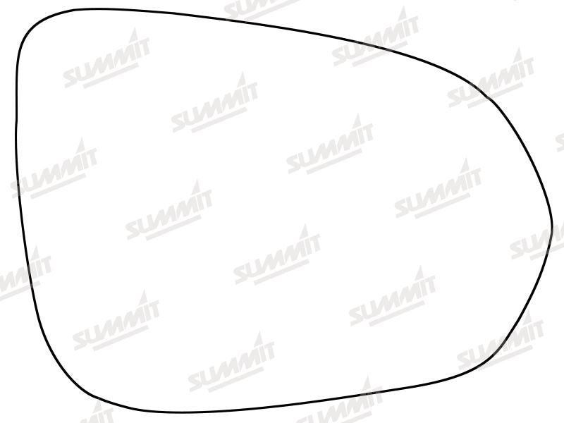 Summit Stick-On Standard Mirror Glass fits Lexus NX200 14 on RHS Summit - Dynamic Drive