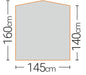Quest Screen House 4 Mini pop up Gazebo Green Quest - Dynamic Drive