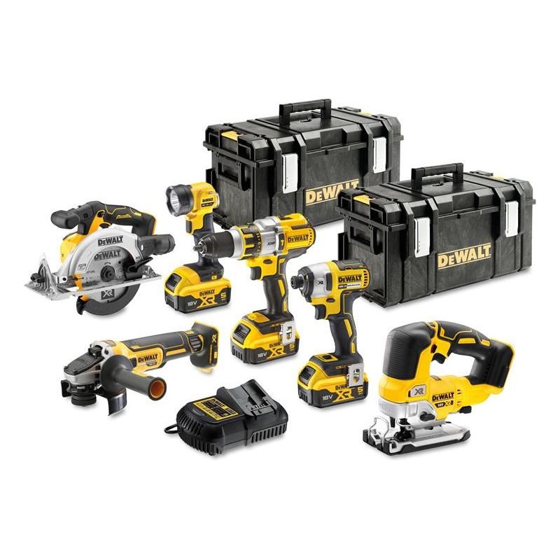 Dewalt Power Tools DCK664P3 XR Brushless 6 Piece Kit 18V 3 x 5.0Ah Li-ion DeWALT Power Tools - Dynamic Drive