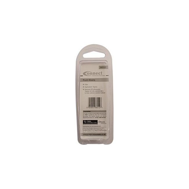 Connect Push Rivet - for Toyota 8pc 36512 Tool Connection - Dynamic Drive
