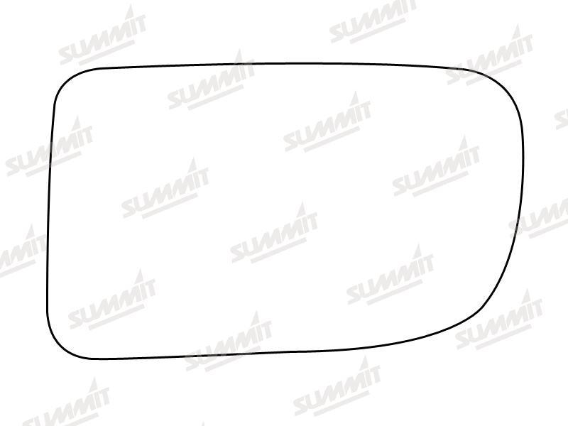 Summit Stick-On Standard Mirror Glass fits Peugeot 205 LHS Summit - Dynamic Drive