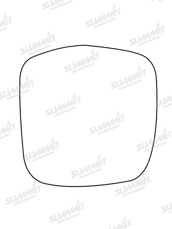 Summit Stick-On Standard Mirror Glass fits Toyota Landcruiser Colorado RHS Summit - Dynamic Drive
