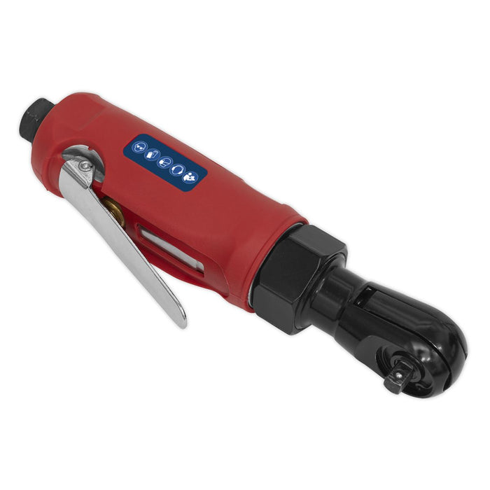 Sealey Compact Air Ratchet Wrench 1/4"Sq Drive GSA634 Sealey - Dynamic Drive