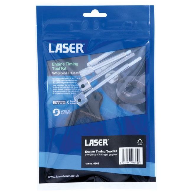 Laser Engine Timing Tool Kit - for VW Group CR Diesel Engines 8362 Laser - Dynamic Drive