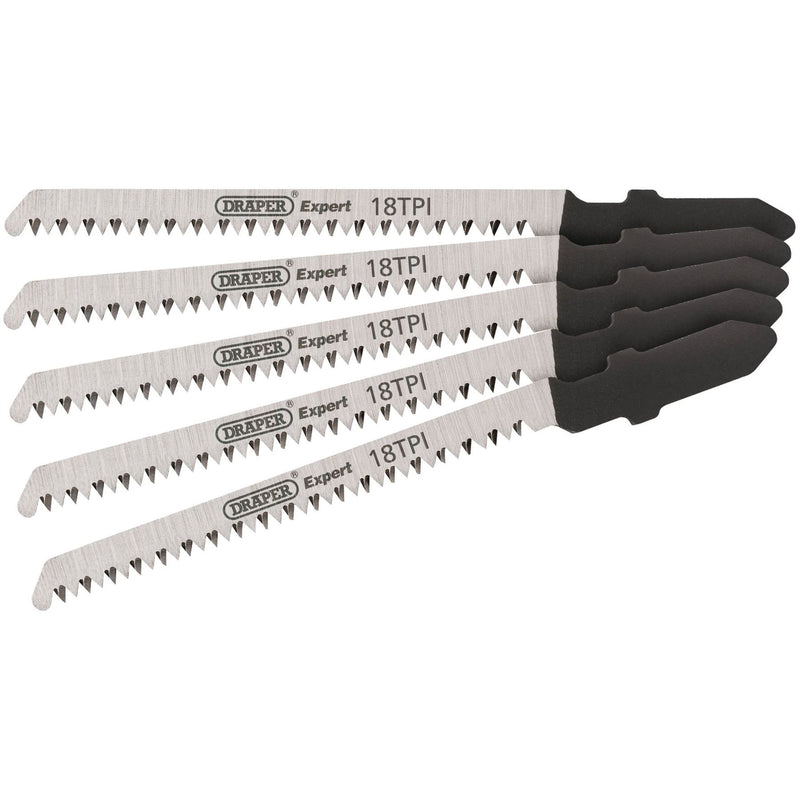 Draper DT101AO Jigsaw Blade Set, 83mm (5 Piece) 81721 Draper - Dynamic Drive