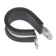 Sealey P-Clip Rubber Lined25mm Pack of 25 PCJ25 Sealey - Dynamic Drive