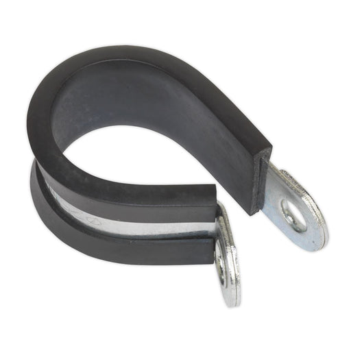 Sealey P-Clip Rubber Lined25mm Pack of 25 PCJ25 Sealey - Dynamic Drive
