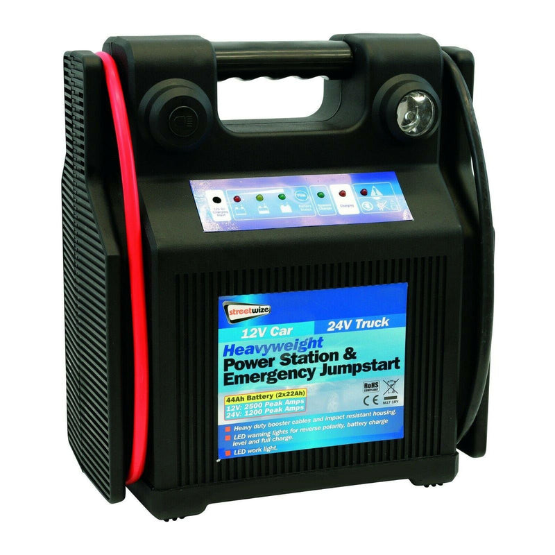 Streetwize 12v Car 24v Truck Heavy Duty Battery Jump Starter Streetwize  - Dynamic Drive