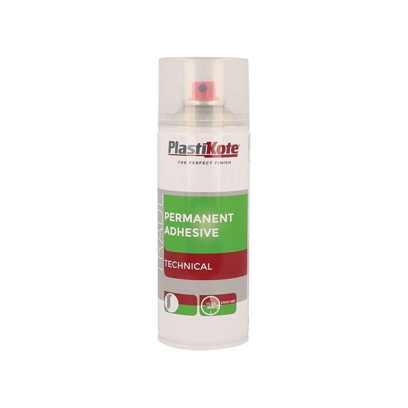 Plastikote Trade Permanent Spray Adhesive 400ml PlastiKote - Dynamic Drive