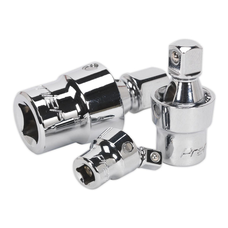 Sealey Universal Joint Set 3pc AK27371 Sealey - Dynamic Drive
