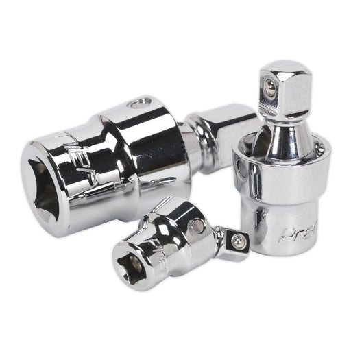 Sealey Universal Joint Set 3pc AK27371 Sealey - Dynamic Drive