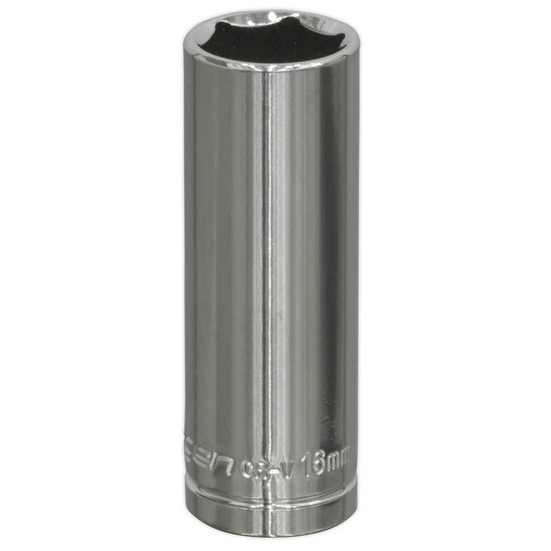 Seigen by Sealey WallDrive Socket 16mm Deep 3/8"Sq Drive S0594 Seigen by Sealey  - Dynamic Drive