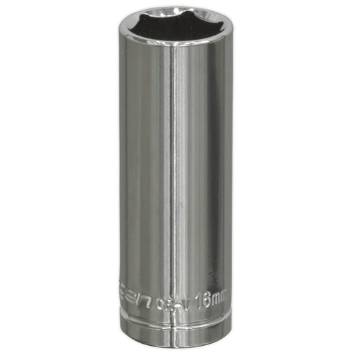 Seigen by Sealey WallDrive Socket 16mm Deep 3/8"Sq Drive S0594 Seigen by Sealey  - Dynamic Drive