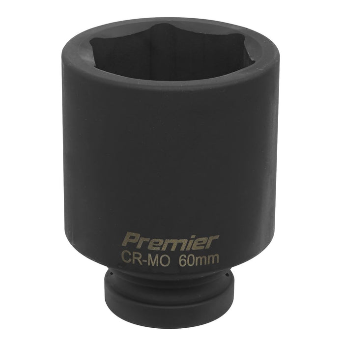 Sealey Impact Socket 60mm Deep 1"Sq Drive IS160D Sealey - Dynamic Drive