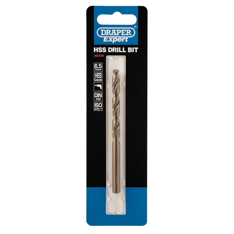 Draper HSS Cobalt Drill Bit, 6.5mm 39230 Draper - Dynamic Drive