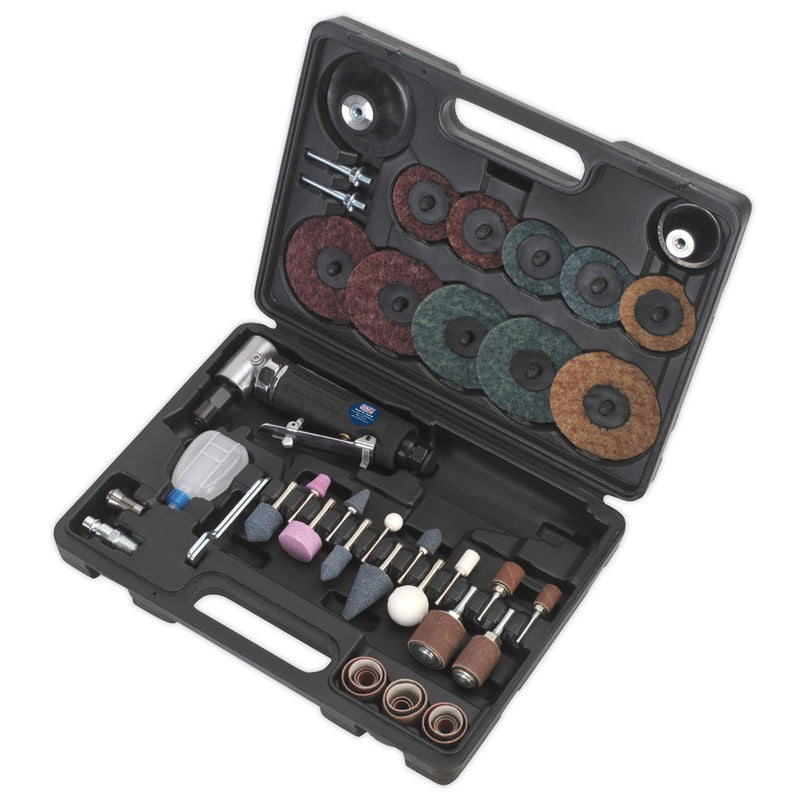 Sealey Air Angle Grinder/Sander Kit 48Pc Sealey - Dynamic Drive