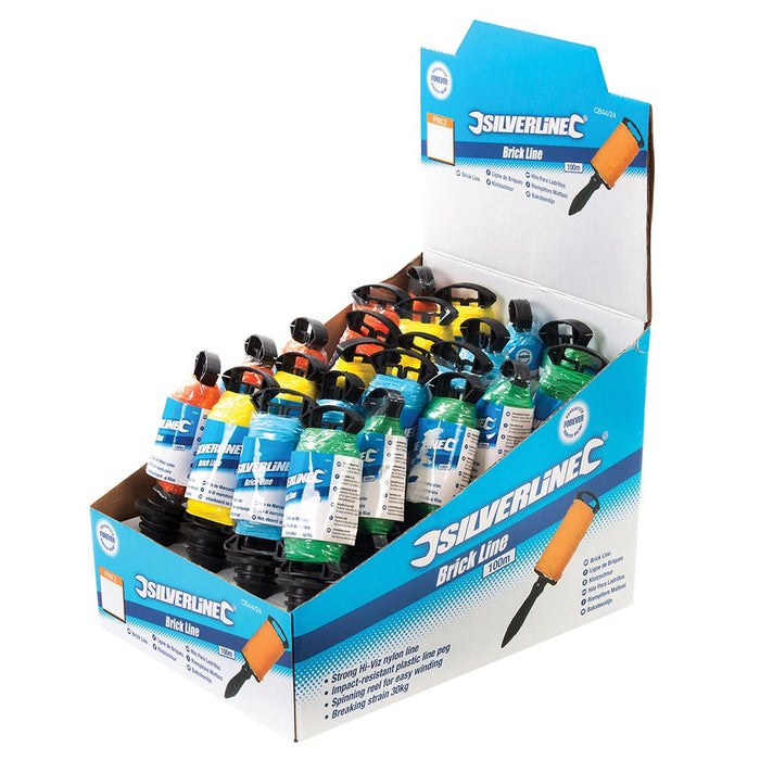 Silverline Spooled Brick Line 100m Silverline - Dynamic Drive