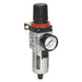 Sealey Air Filter/Regulator with Gauge SA2001/FR Sealey - Dynamic Drive