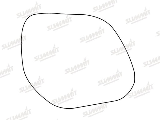 Summit Stick-On Standard Mirror Glass fits Mitsubishi Outlander 07 on RHS Summit - Dynamic Drive