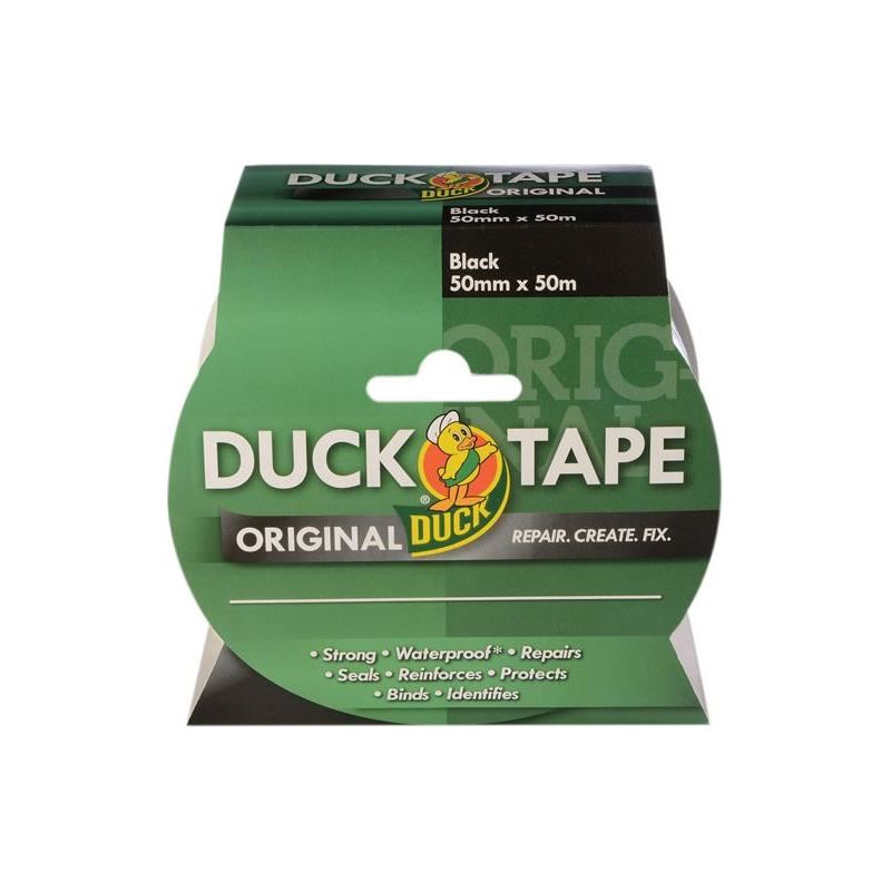 Shurtape Duck Tape® Original 50mm x 50m Black Shurtape - Dynamic Drive